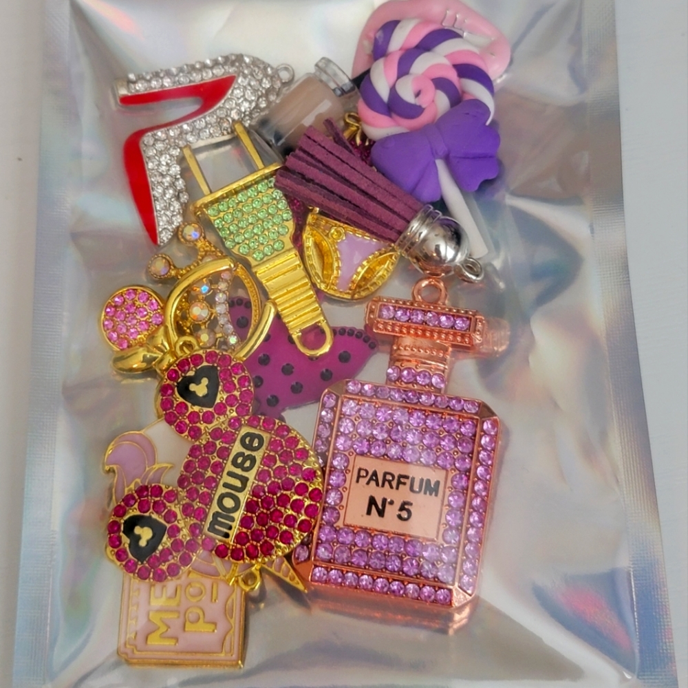 10pcs Mixed color Diy charms for Bracelet making